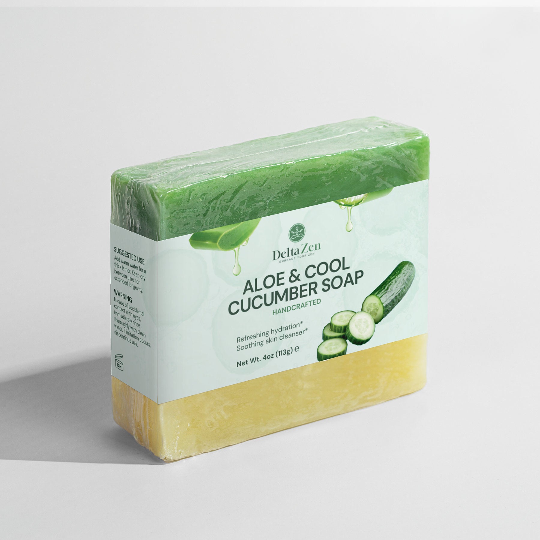 Aloe & Cool Cucumber Soap - DELTA-ZEN