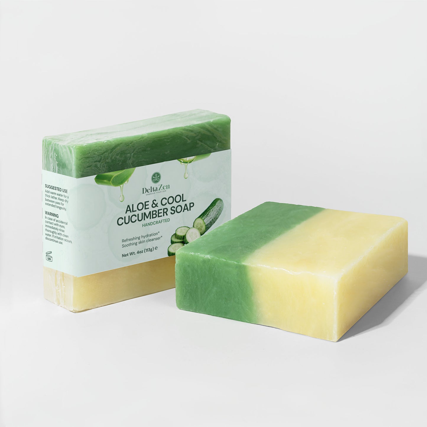 Aloe & Cool Cucumber Soap - DELTA-ZEN