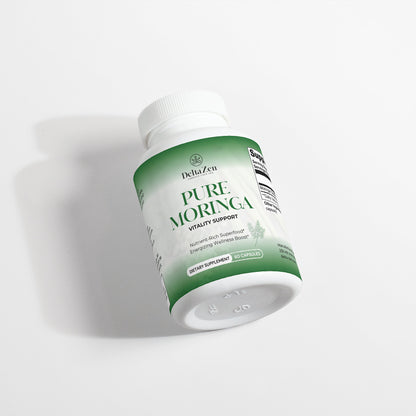 DeltaZen Pure Moringa | Premium Organic Superfood Complex for Complete Nutritional Support