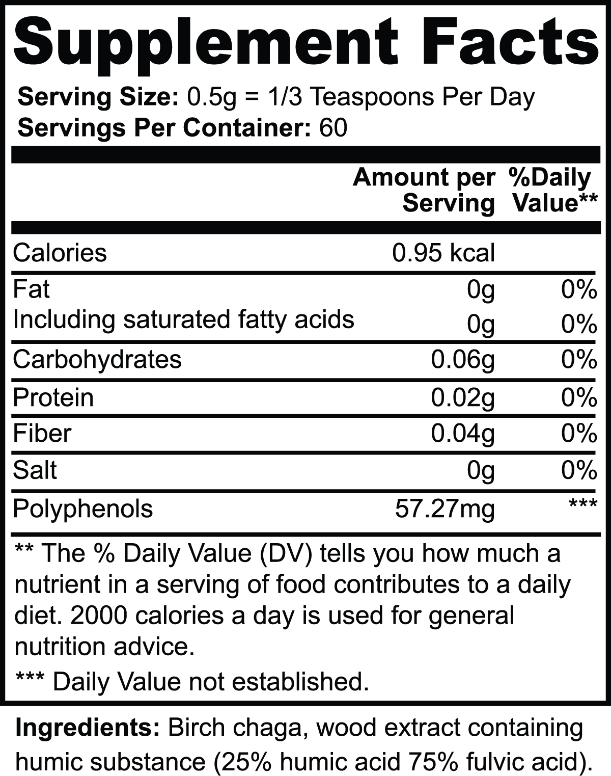 Birch Chaga Microbiome Wellness Powder - DELTA-ZEN